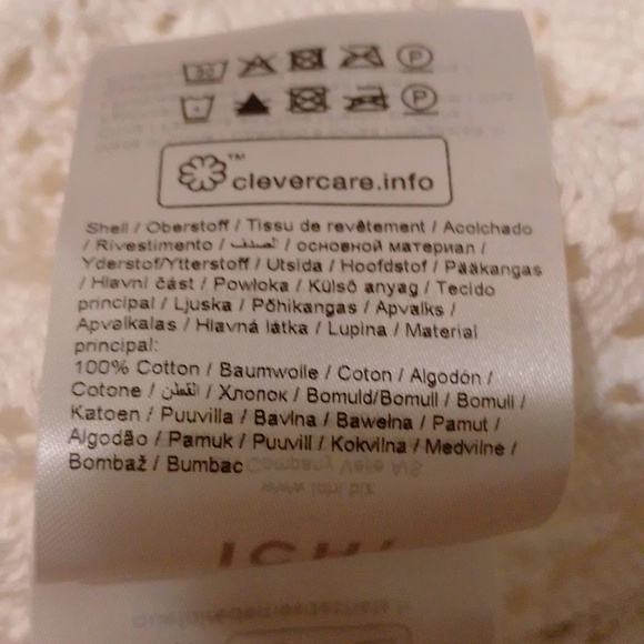 ICHI Ihdotties Crochet Cardigan White L - Picture 15 of 15